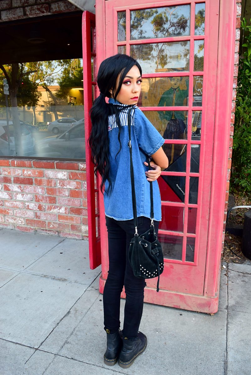 Goth, Black, Alternative, Nu Goth, Grunge, Tattoos, Style, Outfit Of the Day, Ootd, Makeup, Cosmetics, English, Lipstick, DayDream